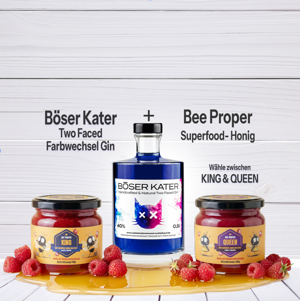 Wenn der Kater auf die Biene trifft